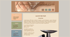Desktop Screenshot of ceramics-in-france.com