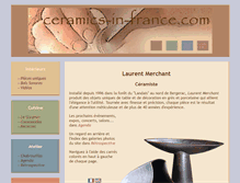 Tablet Screenshot of ceramics-in-france.com